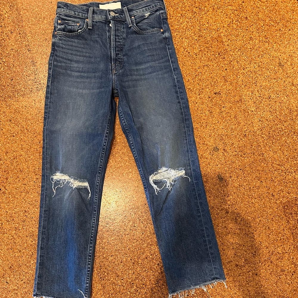 Mother Denim Classic Jeans-Mother The Tomcat-Playing with Scissors